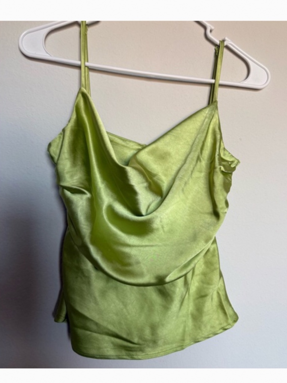 Lulu's Light Green Satin Camisole XS